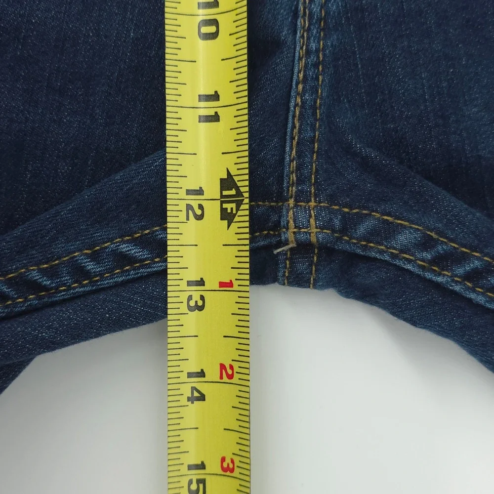 Levi's‎ Mens Jeans 513 Slim Straight 38x30 Blue Dark Wash Denim Classic